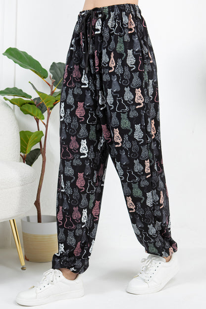 Retro Cats Jogger Pant