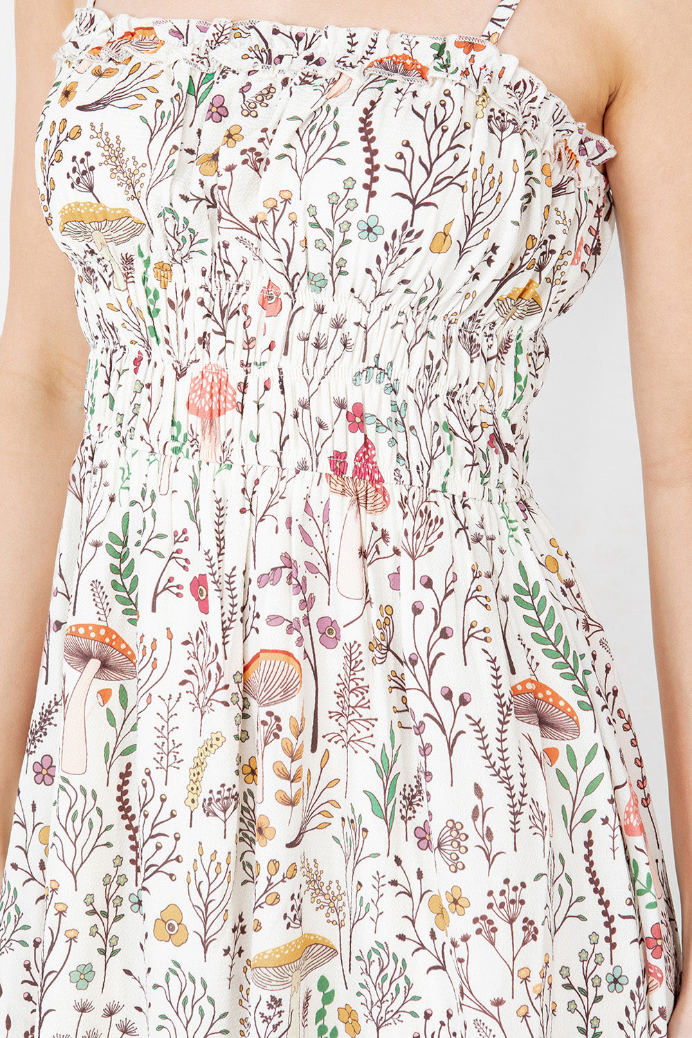 Fungi Garden Print Cami Dress