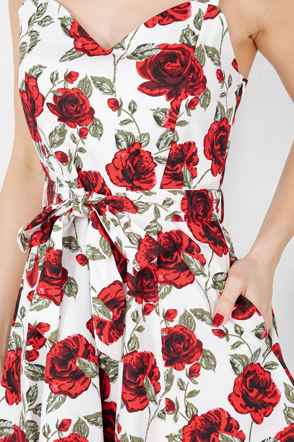 Rose Print Dress