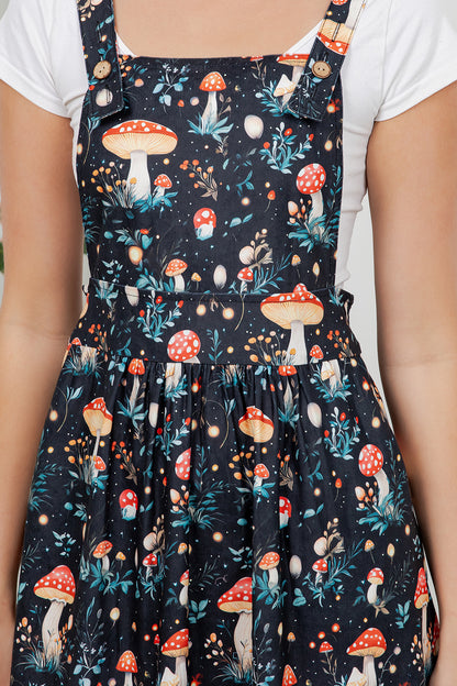 Retro Mushroom Corduroy Skirtall