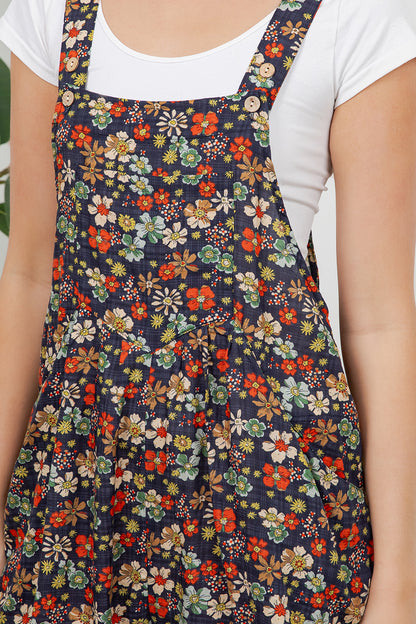 Vintage Floral Shortall