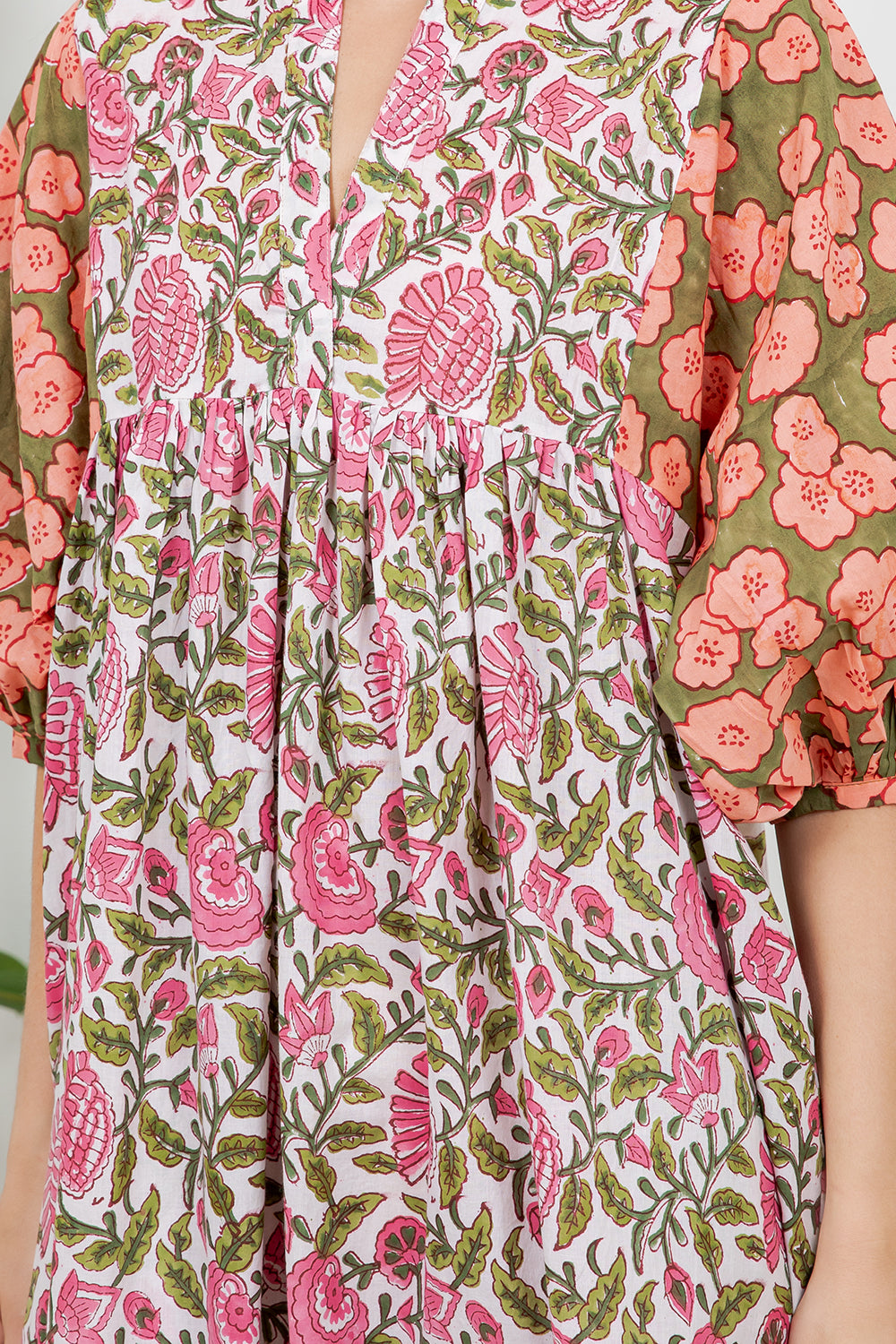 Hand Block Print Boho Dress