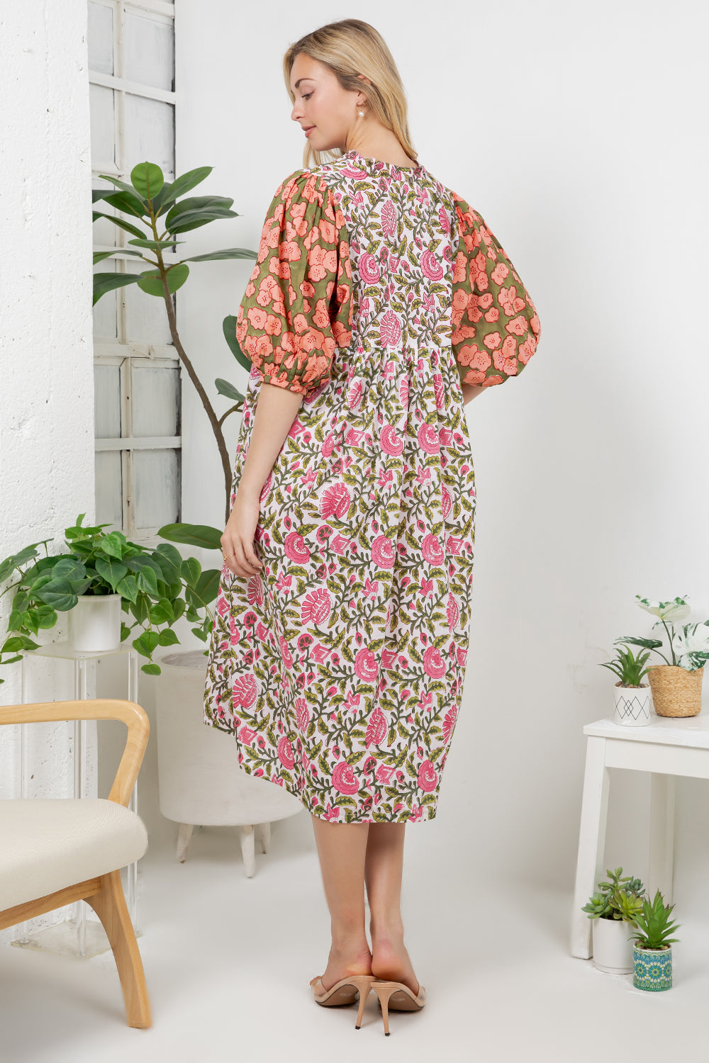 Hand Block Print Boho Dress
