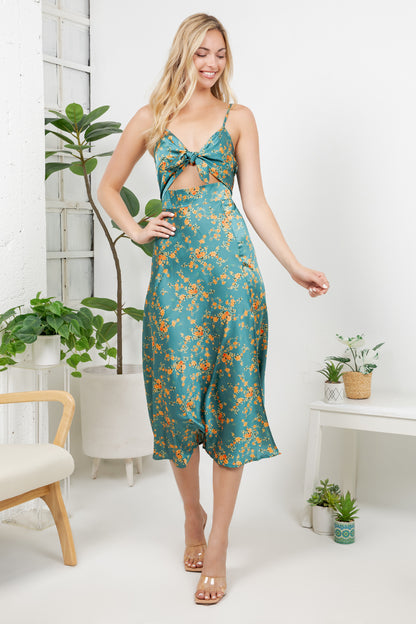 Cherry Blossom Print Dress