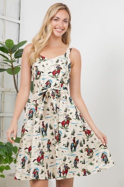Western vibe Retro Style Dress