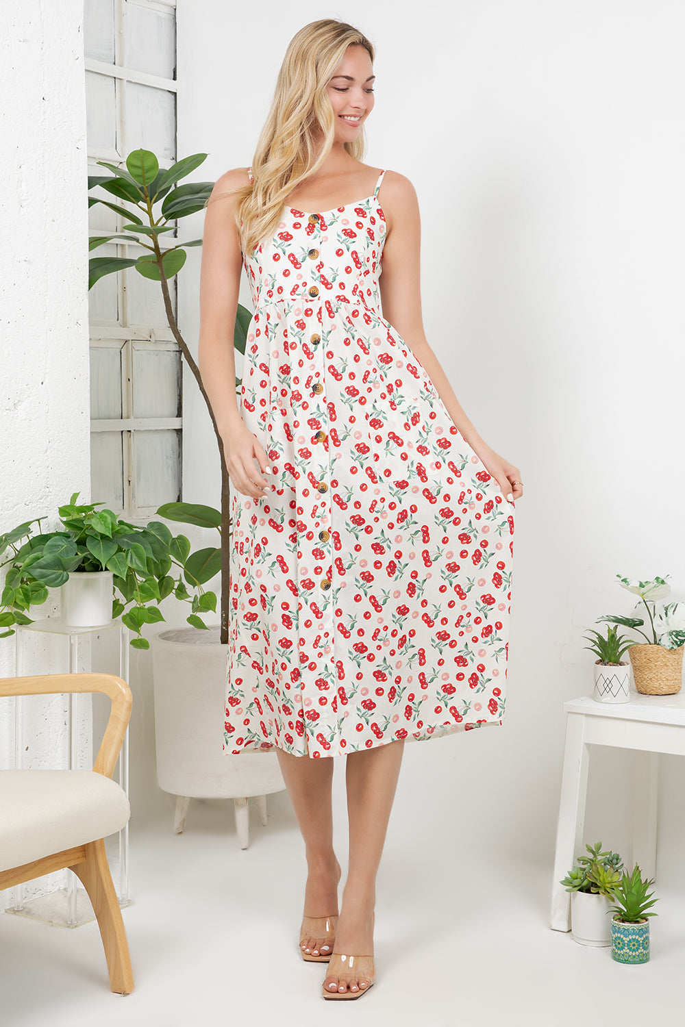 Cherry Print Dress