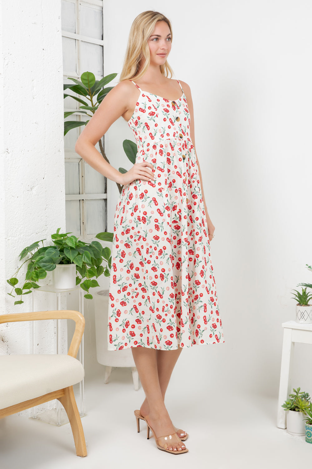 Cherry Print Dress