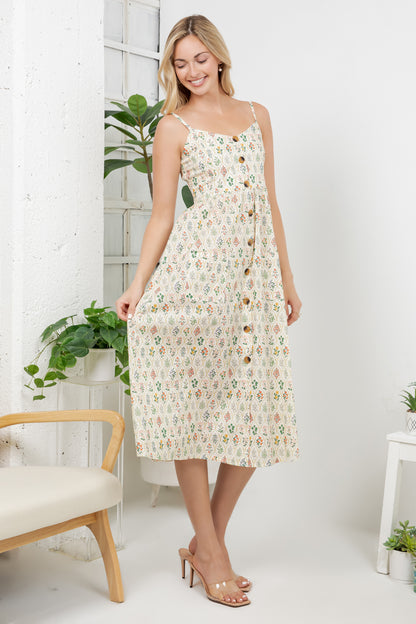 Floral Print Cami Dress