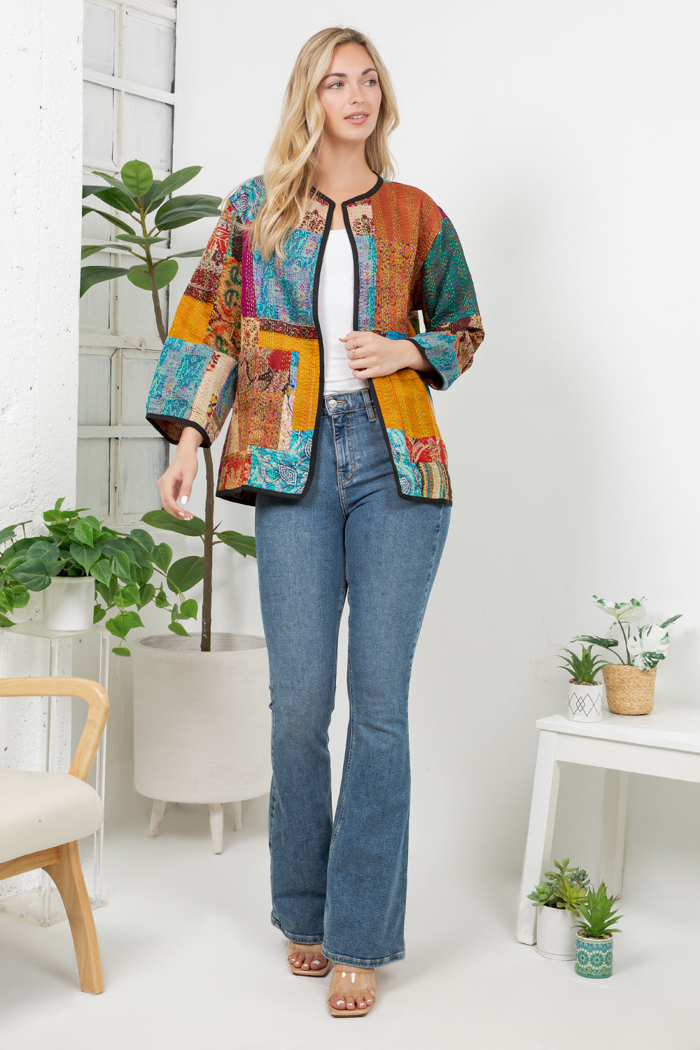 Reversible Silk Jacket