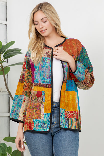 Reversible Silk Jacket