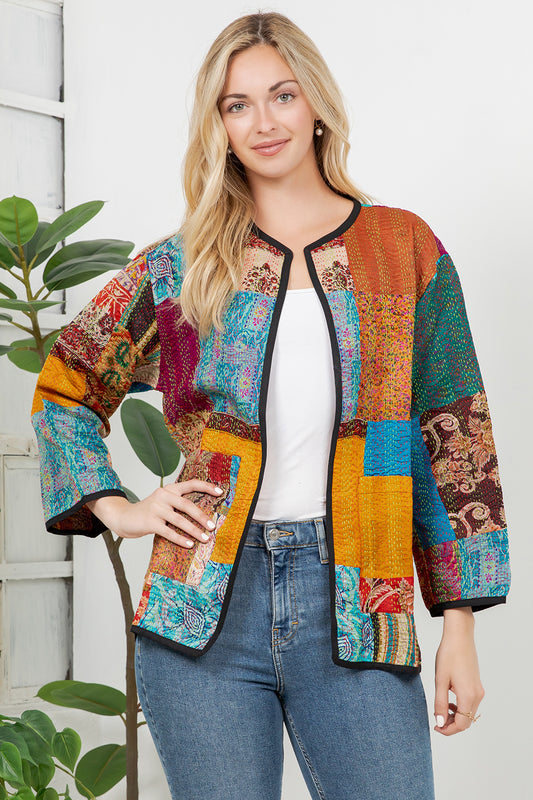 Reversible Silk Jacket