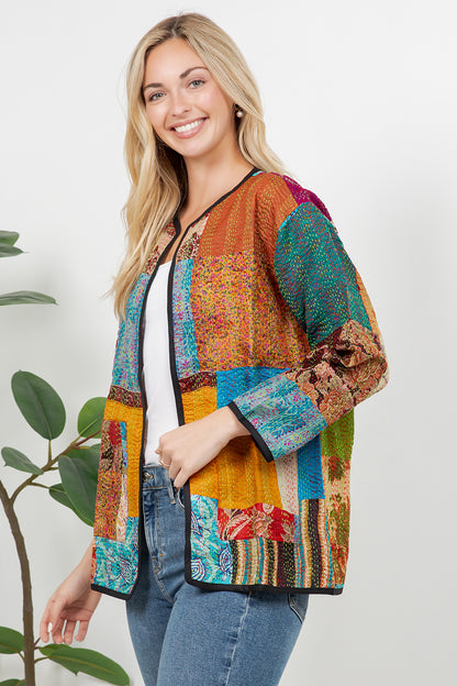 Reversible Silk Jacket