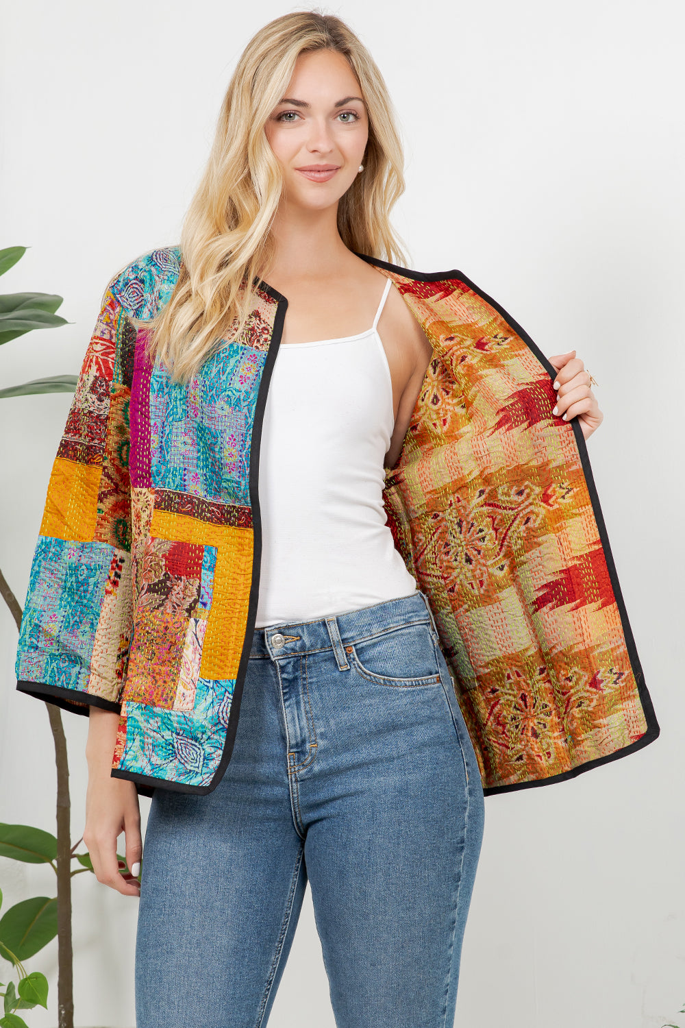 Reversible Silk Jacket