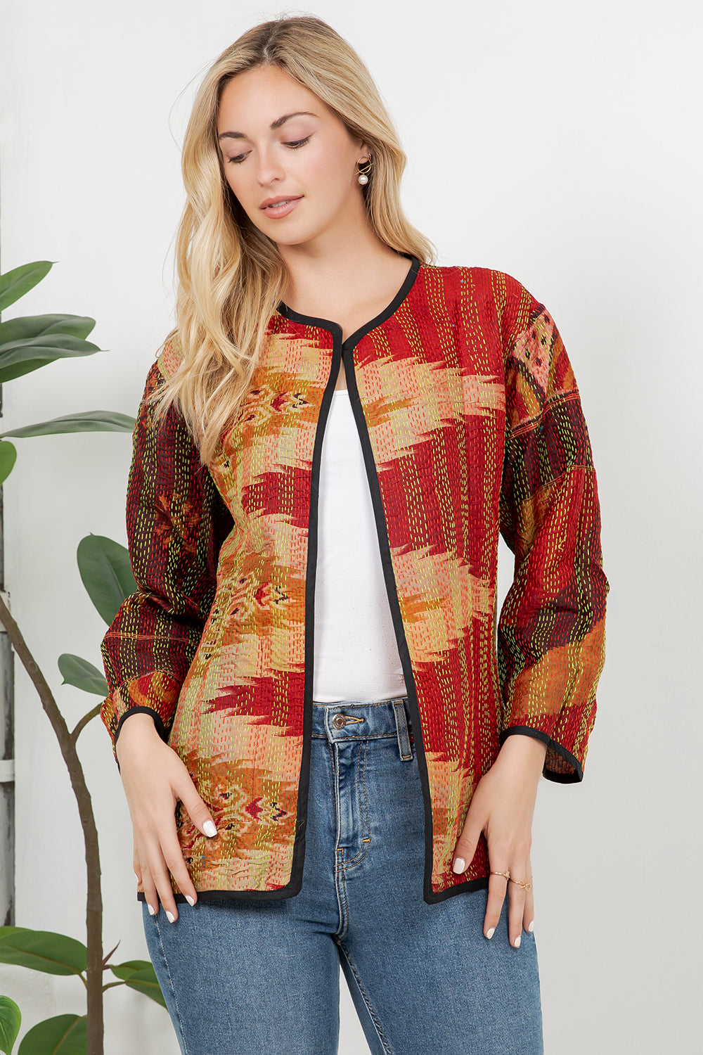 Reversible Silk Jacket