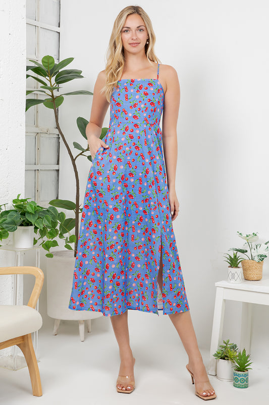 Cherry Print Cami Dress