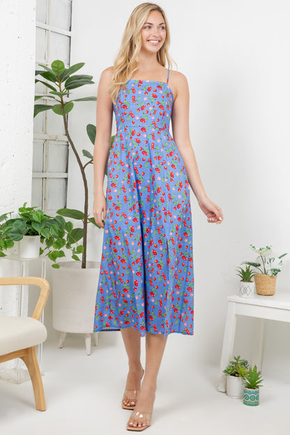 Cherry Print Cami Dress