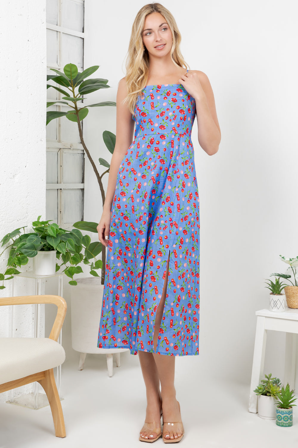 Cherry Print Cami Dress