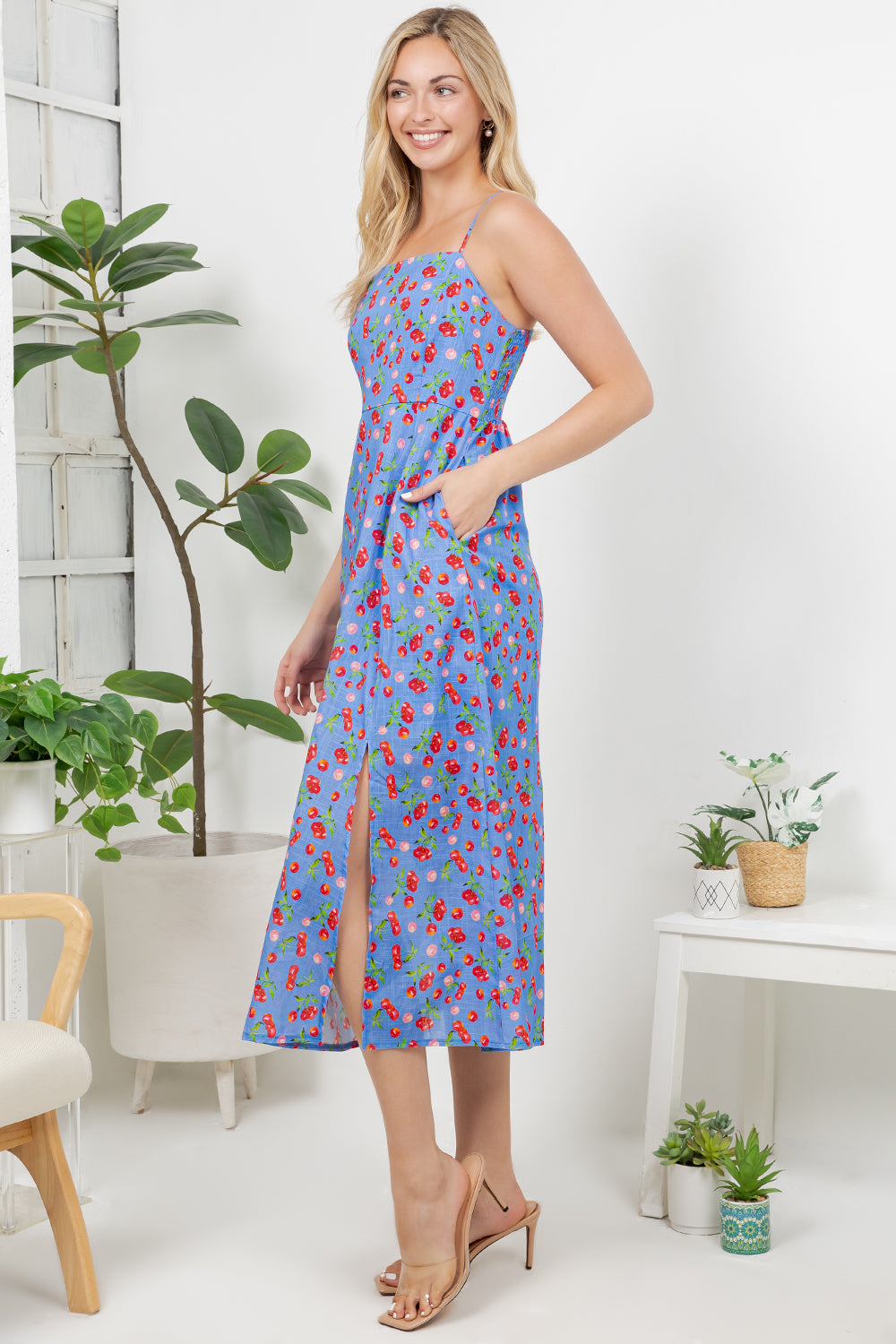 Cherry Print Cami Dress