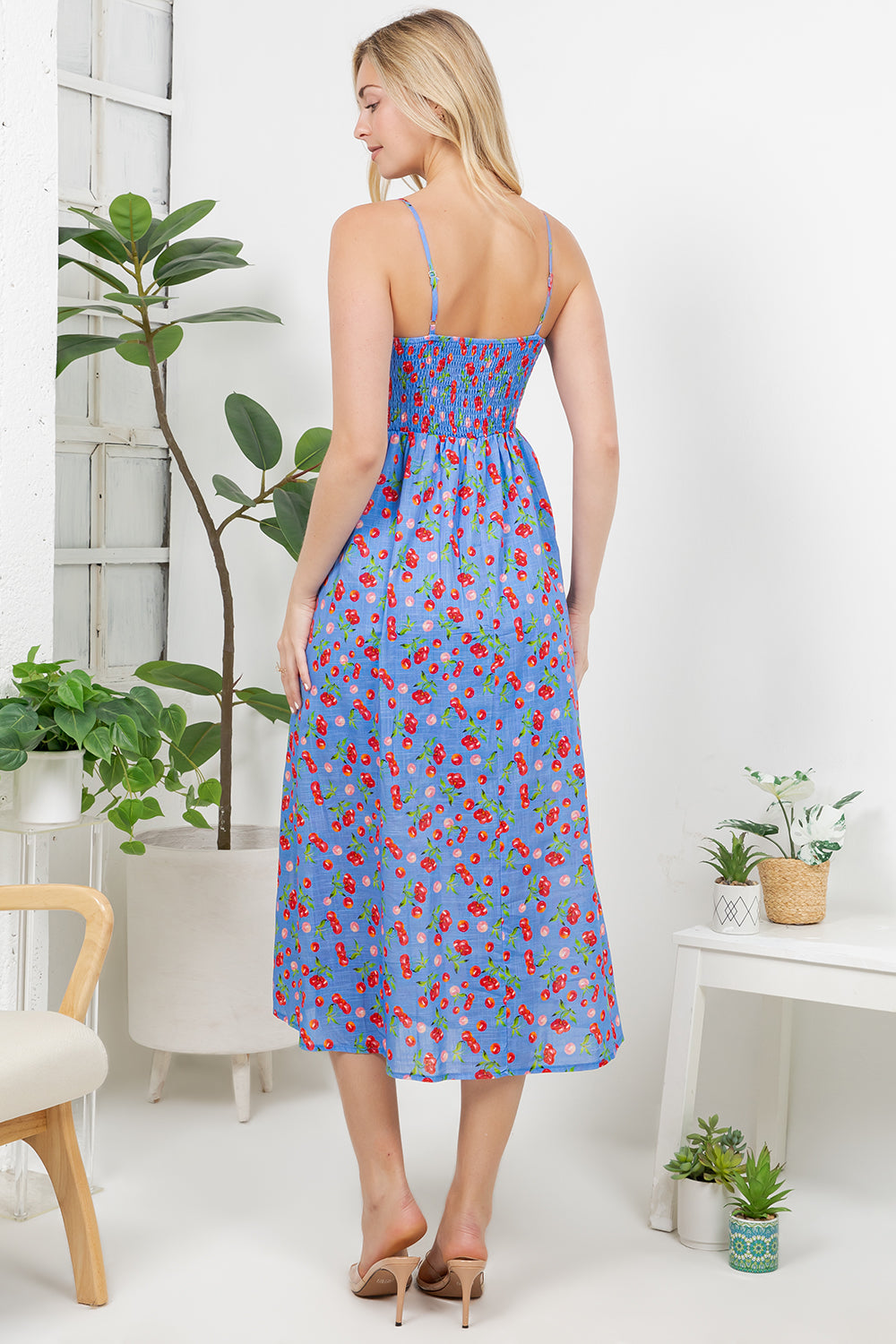 Cherry Print Cami Dress