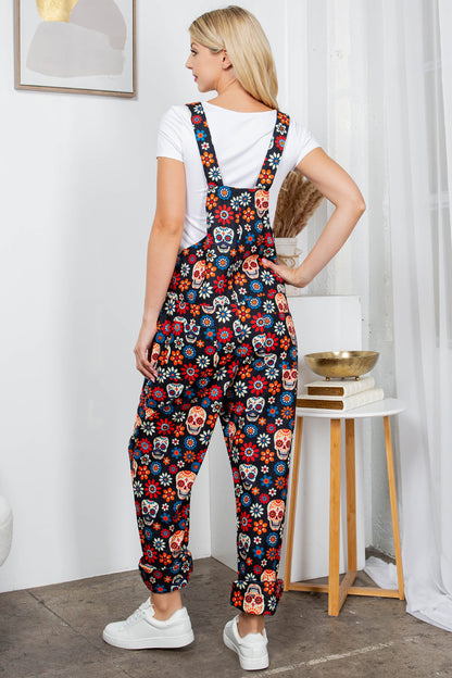 SUGAR SKULL PRINT OVERALL