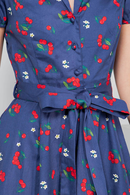 Cherry Cherry Retro Cotton Dress