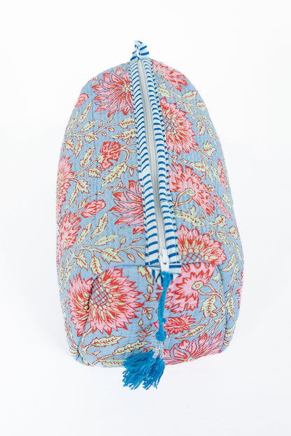 Quilted Makeup/Toiletry Bag