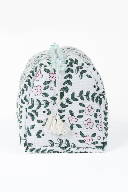 Quilted Makeup/Toiletry Bag