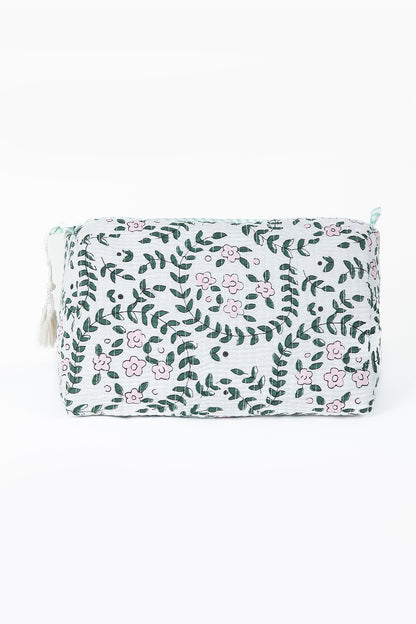 Quilted Makeup/Toiletry Bag
