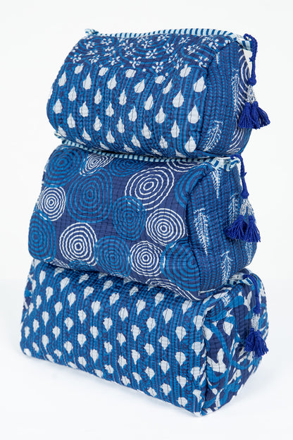 Quilted Makeup/Toiletry Bag