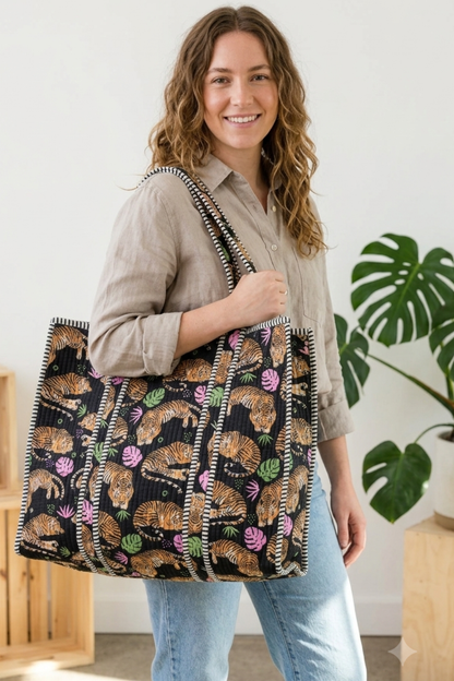 Quilted Tote Bag