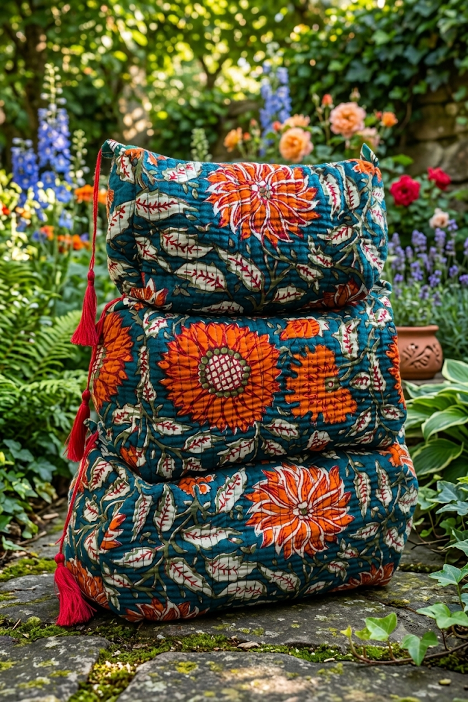 Quilted Makeup/Toiletry Bag